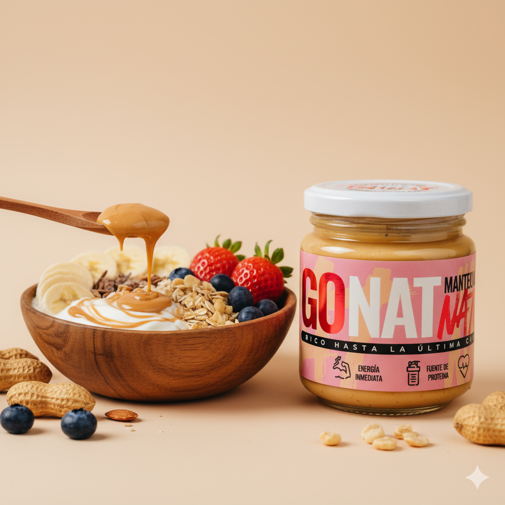 MANTEQUILLA DE MANI NATURAL – FRASCO DE VIDRIO 420 gramos