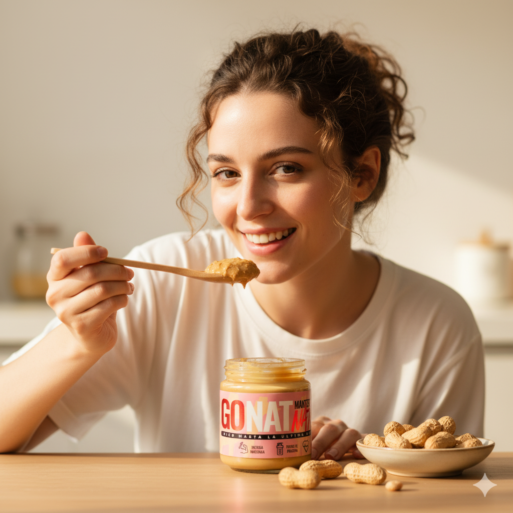 MANTEQUILLA DE MANI NATURAL – FRASCO DE VIDRIO 420 gramos