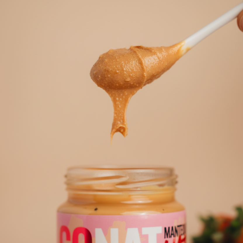 MANTEQUILLA DE MANI NATURAL – FRASCO DE VIDRIO 420 gramos