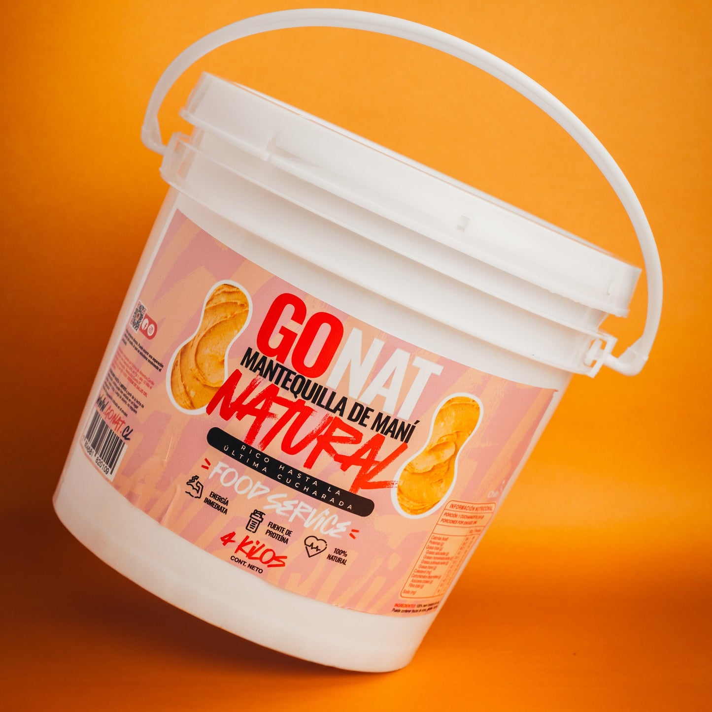 MANTEQUILLA DE MANI NATURAL – BALDE 4 kilos