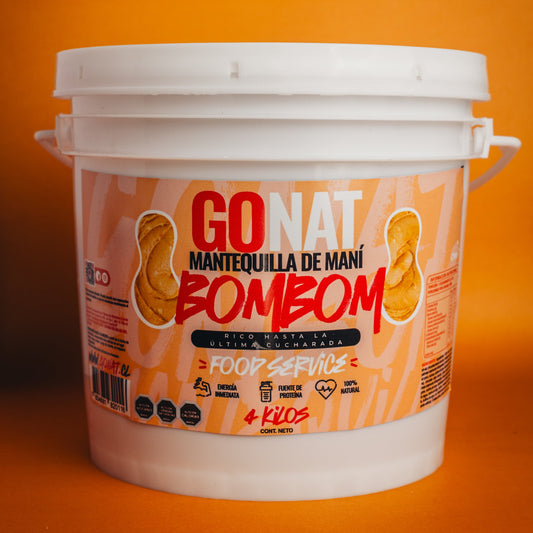 MANTEQUILLA DE MANI BOMBOM – BALDE 4 kilos