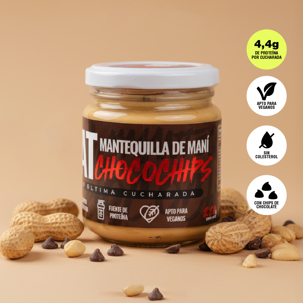 MANTEQUILLA «CHOCO CHIP» 220 gramos