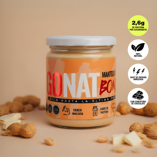 MANTEQUILLA MANI BOMBOM – FRASCO DE VIDRIO 420 gramos