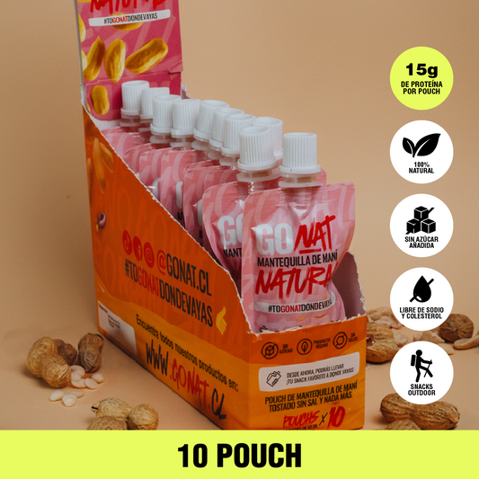 DISPLAY 10 POUCH 60 GRAMOS NATURAL