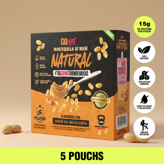 Caja 5 POUCH 60 gramos Natural