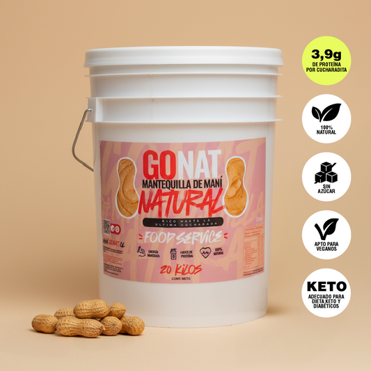 MANTEQUILLA DE MANI NATURAL – BALDE 20 kilos