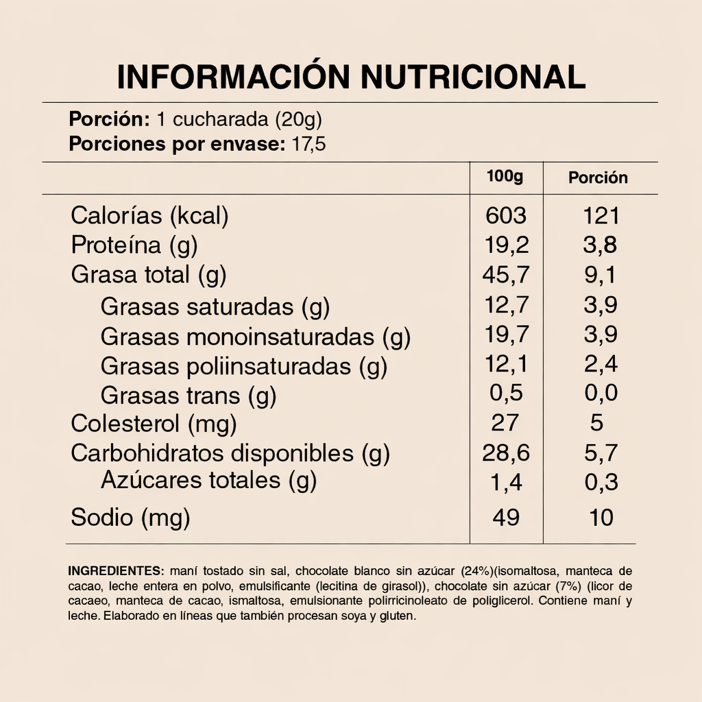 MANTEQUILLA BOMBOM SIN AZUCAR 350 GRAMOS