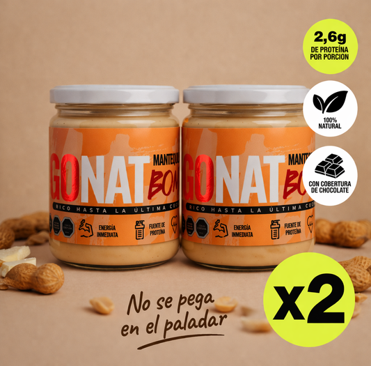 MANTEQUILLA MANI BOMBOM – 2 FRASCO DE VIDRIO DE 420 gramos C/U