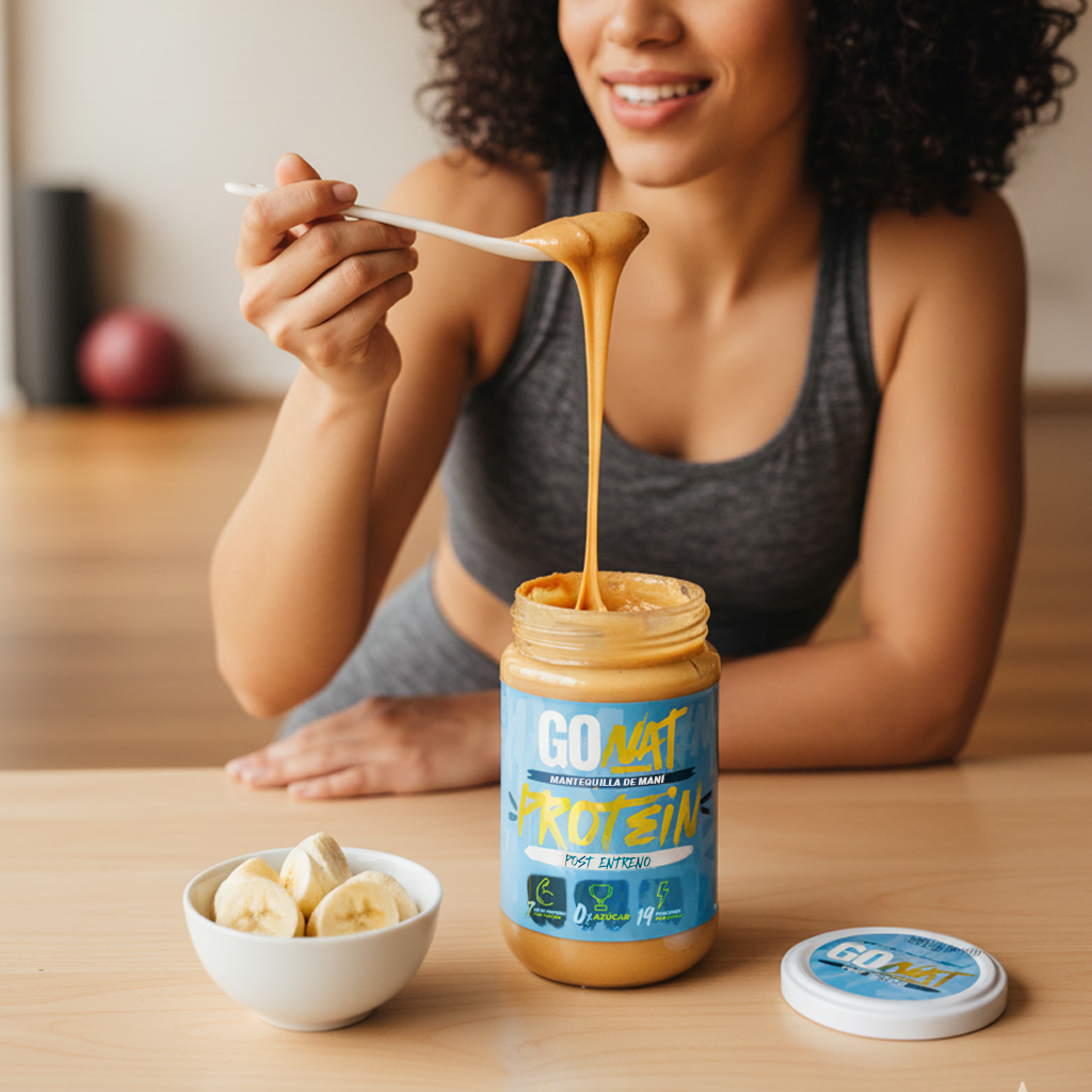 MANTEQUILLA DE MANI PROTEIN SIN AZUCAR 350 GRAMOS