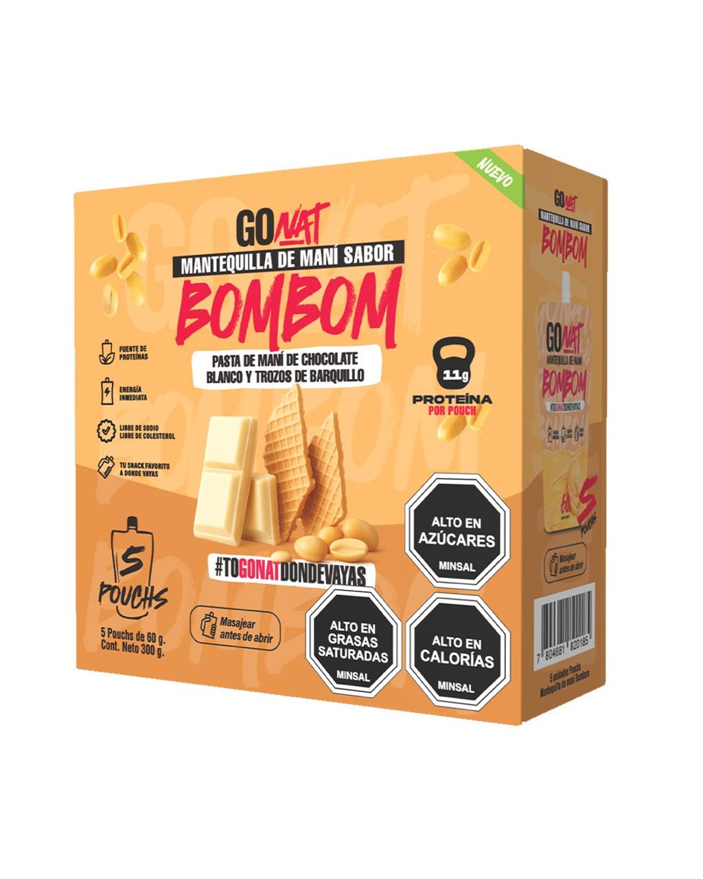 Caja 5 POUCH 60 gramos BOMBOM